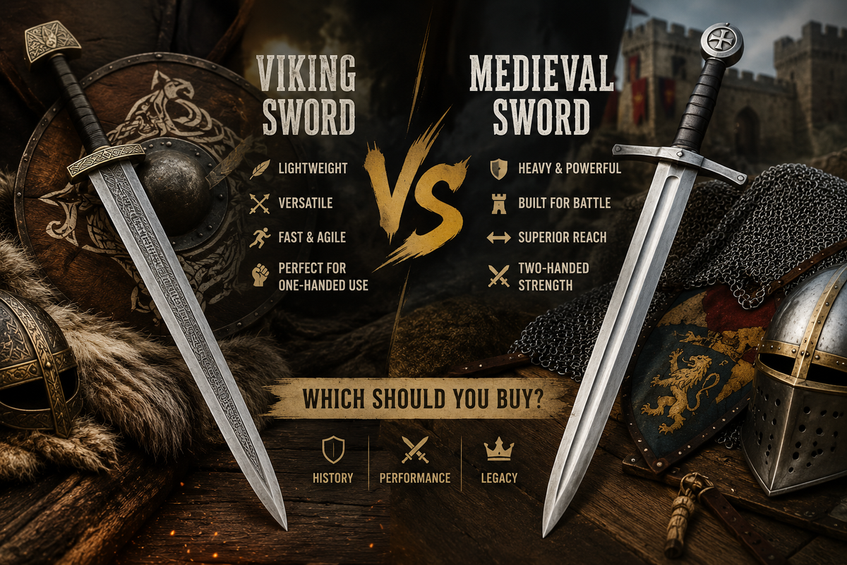Viking Sword vs Medieval Sword: Which Should You Buy?