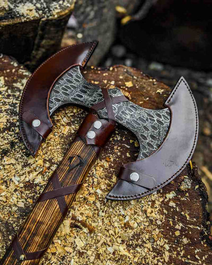 Viking Axe Double Head Axe Real Medieval Axe Christmis Gift