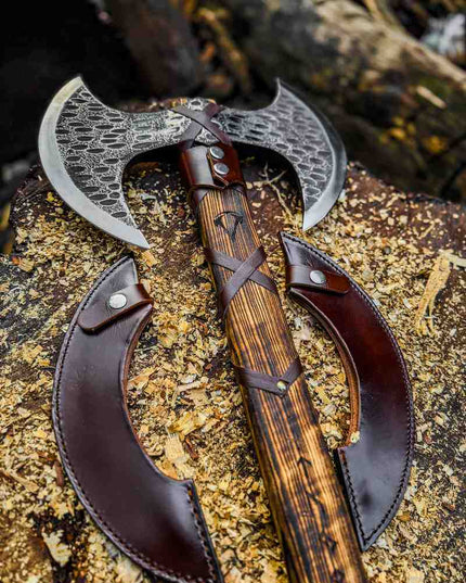 Viking Axe Double Head Axe Real Medieval Axe Christmis Gift