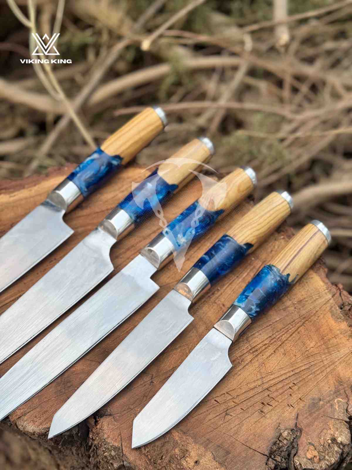 Japanese Chef Knives Set, 440C German Steel steak knives, Kitchen Knives