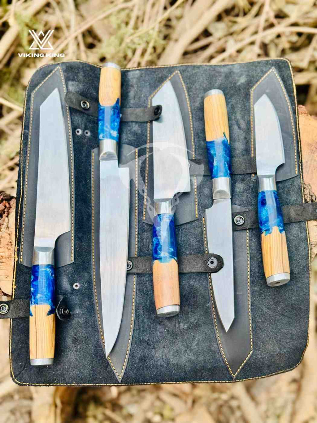 Japanese Chef Knives Set, 440C German Steel steak knives, Kitchen Knives