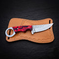 Ashridge Rasp Steel Skinner Knife – Resin Handle & Leather Sheath