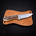 Staghollow Rasp Steel Skinner Knife – Stag Horn Handle