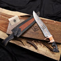 Cu-Mai Bowie Knife with Solid Copper Guard – Full Tang Fixed Blade StagSteelKnives