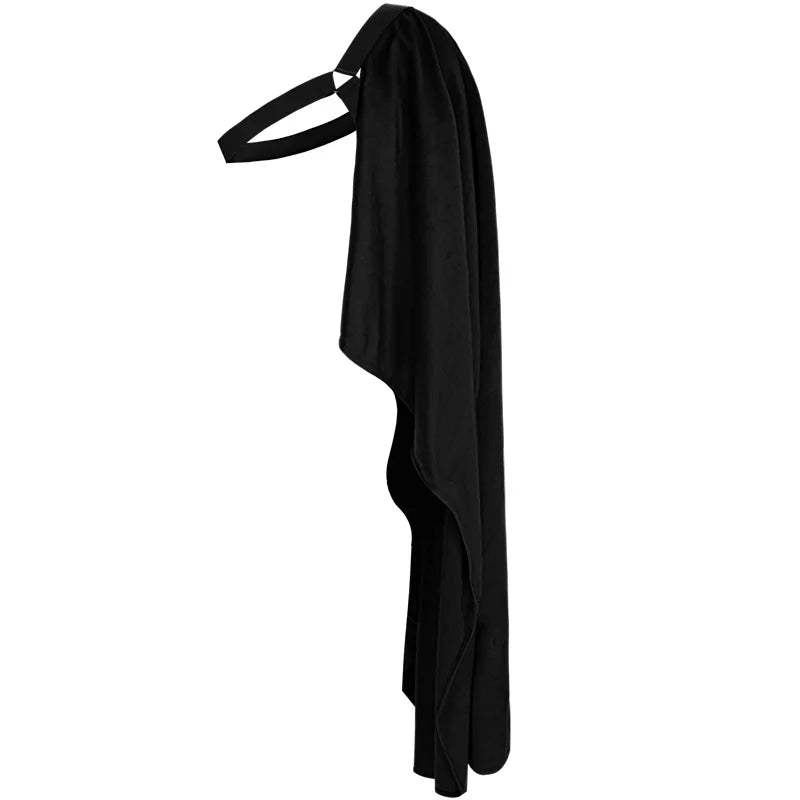 Steampunk Medieval Half Shoulder Shawl Cape Renaissance Cape Poncho Viking Knight  Pirate Cloak Halloween Cosplay Costume