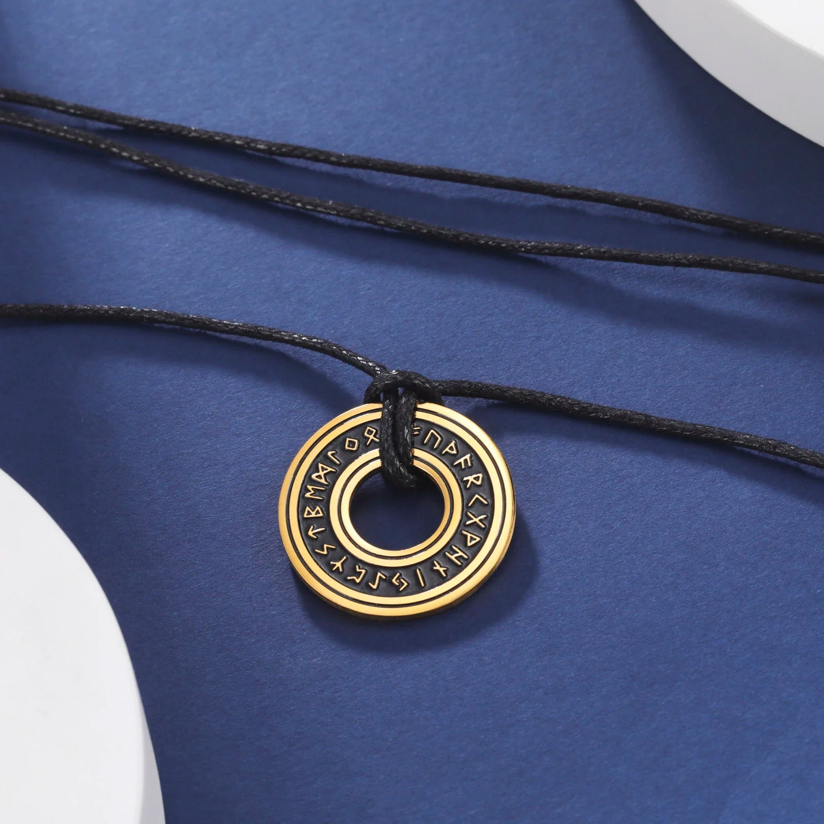 Stainless Steel Vegvisir Viking Necklace for Men | Nordic Rune Pendant
