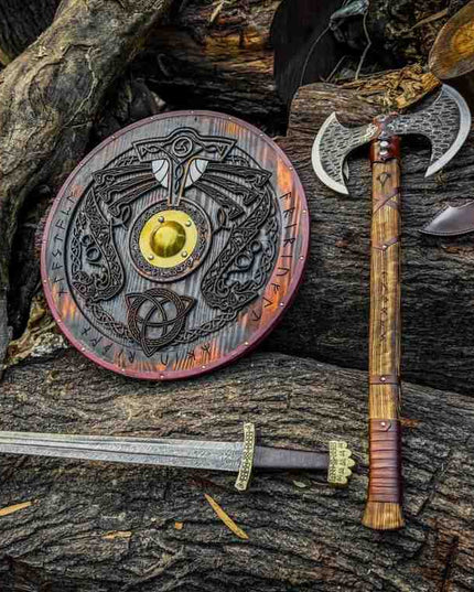 Viking Axe Double Head Axe Real Medieval Axe Christmis Gift