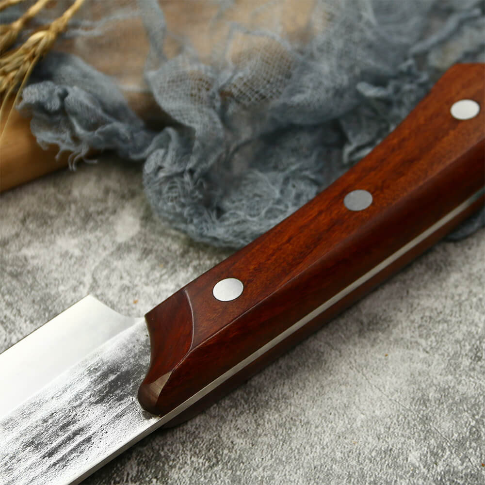 Caveman 5-piece butcher knife set, high-carbon stainless steel meat knives