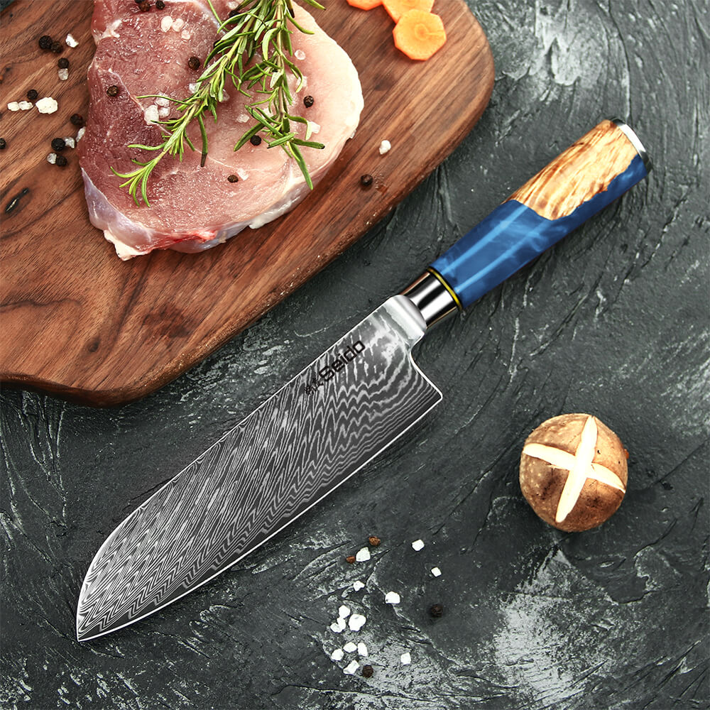 VG10 Damascus knife from the Executive Japanese knife set