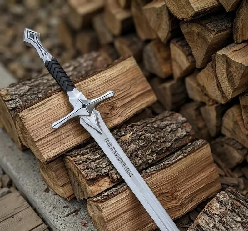 Stygian Liege sword resting in its scabbard