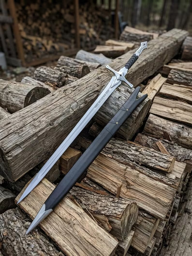 Additional detail view of the Stygian Liege sword