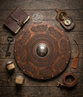 Handcrafted Medieval Cross Viking Shield