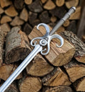 Handmade Fantasy Sage sword full view with sheath