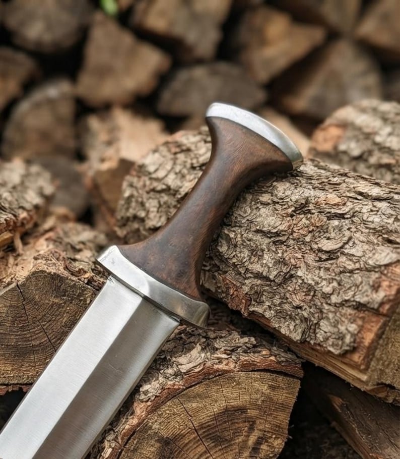 Guard detail of the Viking inspired short sword