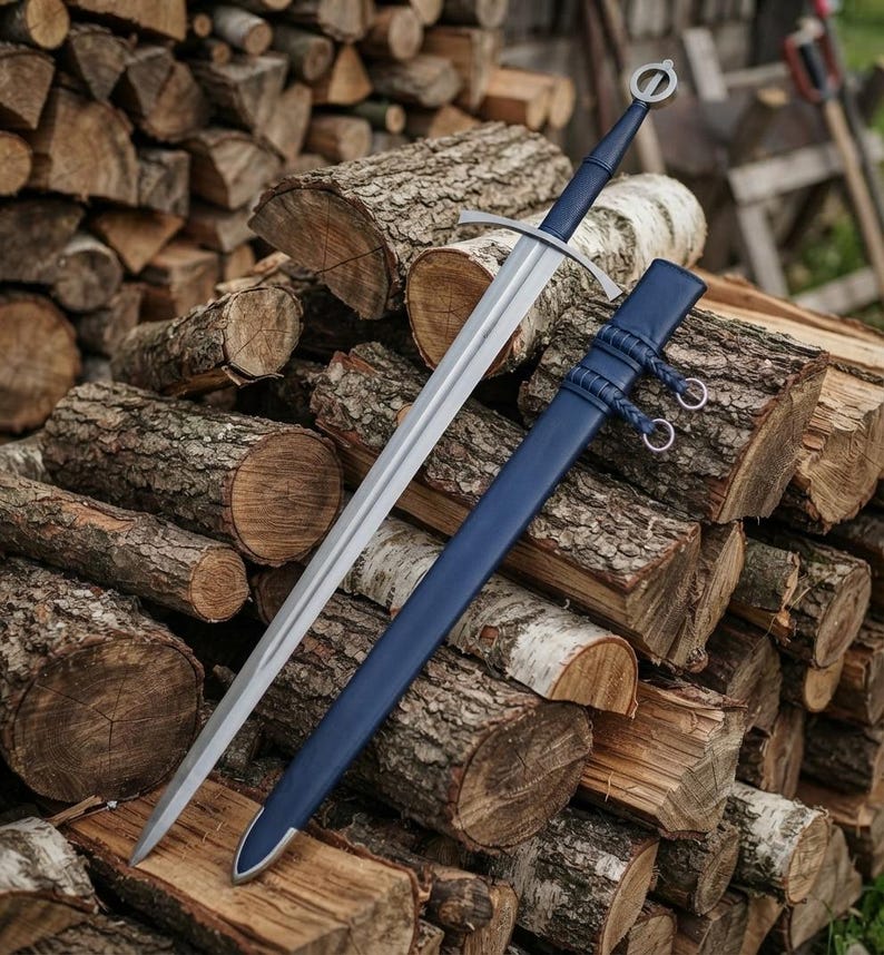 Additional detail view of the Irish Ring sword