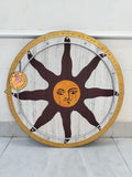 Handmade Viking Sun Shield wooden wall decor