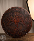 Handmade Yggdrasil Viking Shield, Tree of Life wall decor