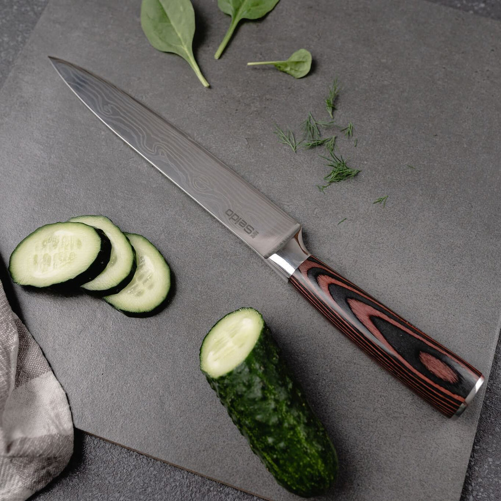 Slicing knife from the Japanese master chef knife set