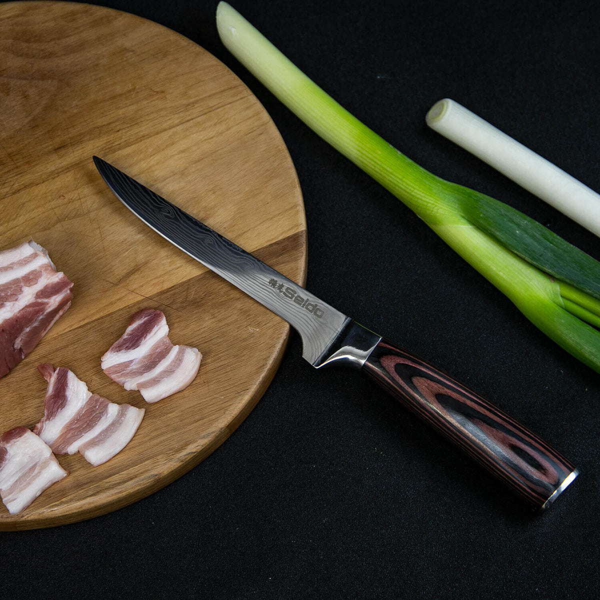 8-piece Japanese chef knife set, balanced and sharp kitchen knives