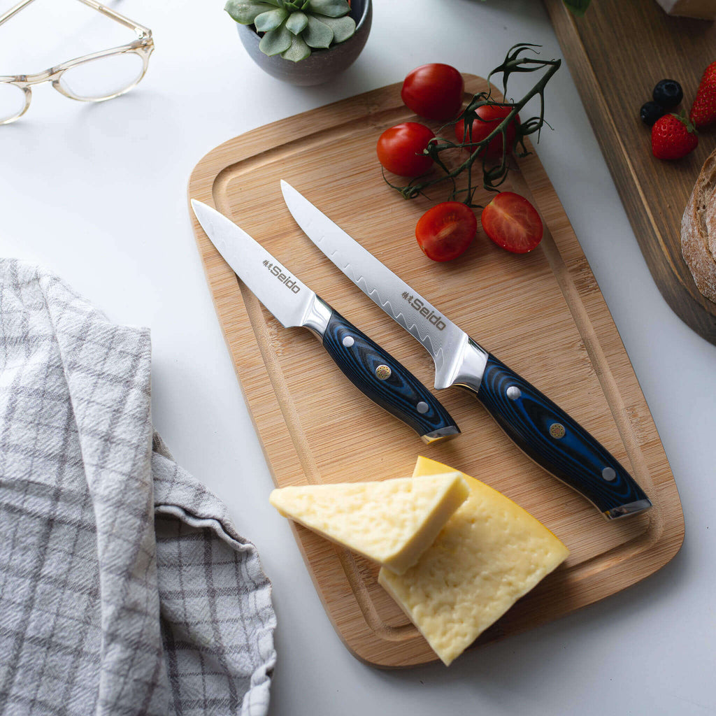 Kanpeki 67-layer Damascus knife set, a gift for home cooks