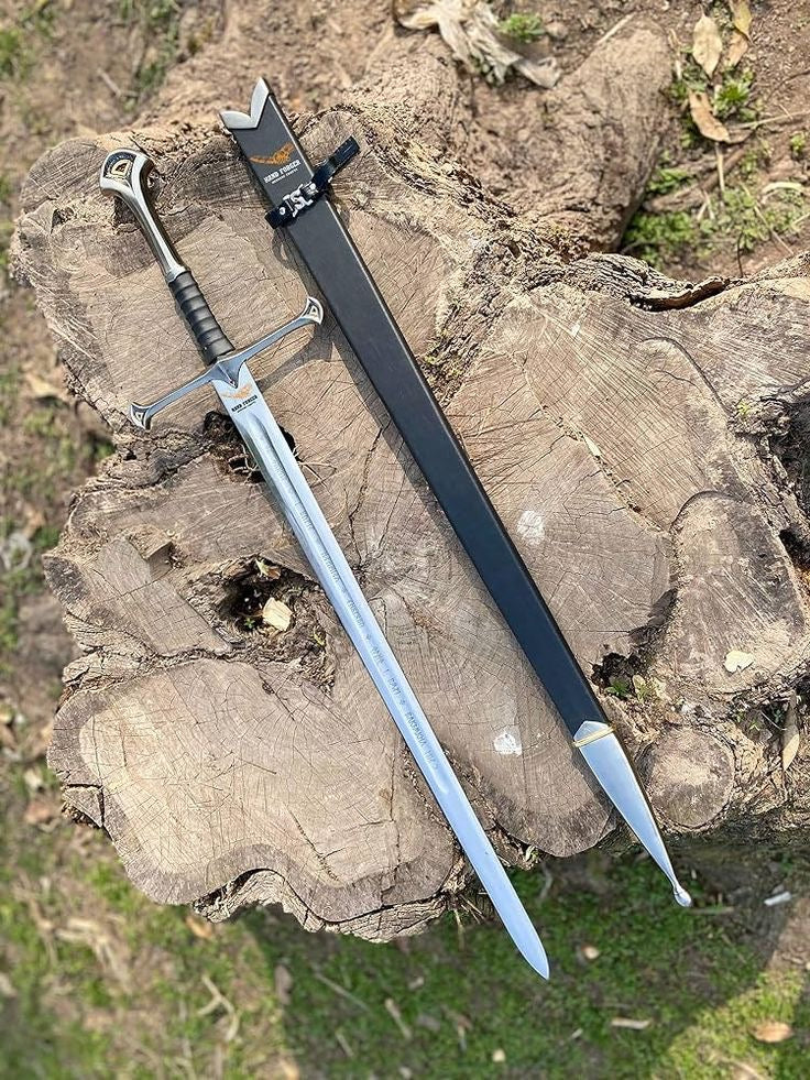 Legendary Anduril Sword Replica - Lord of the Rings Inspired Decor & Gift for Fans - Cosplay Lovers and The Hobbit Fans - Limited Editions