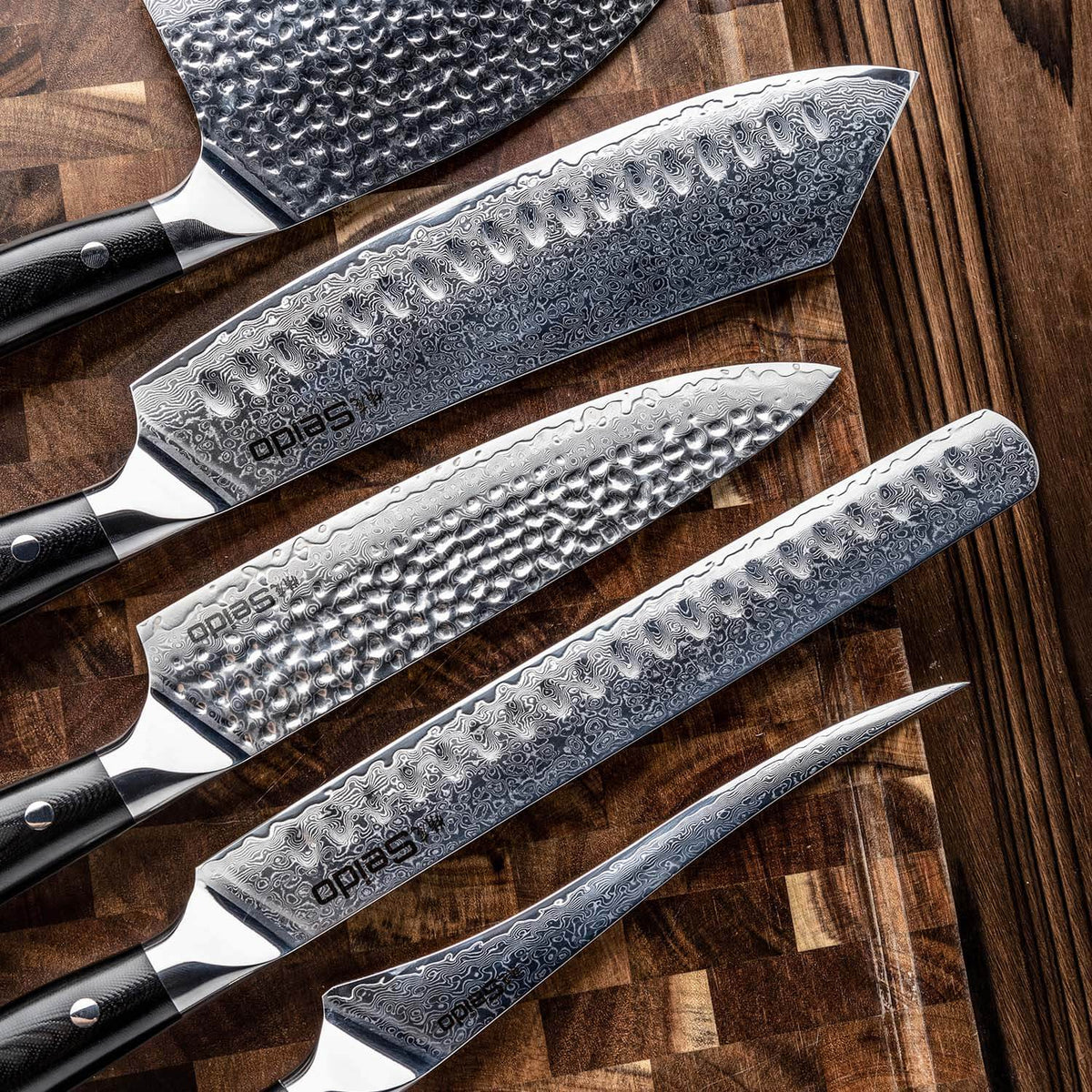 Shujin VG10 Damascus meat knives for BBQ, carving and filleting