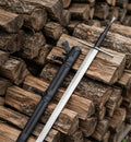 Warden of the North sword full view with scabbard