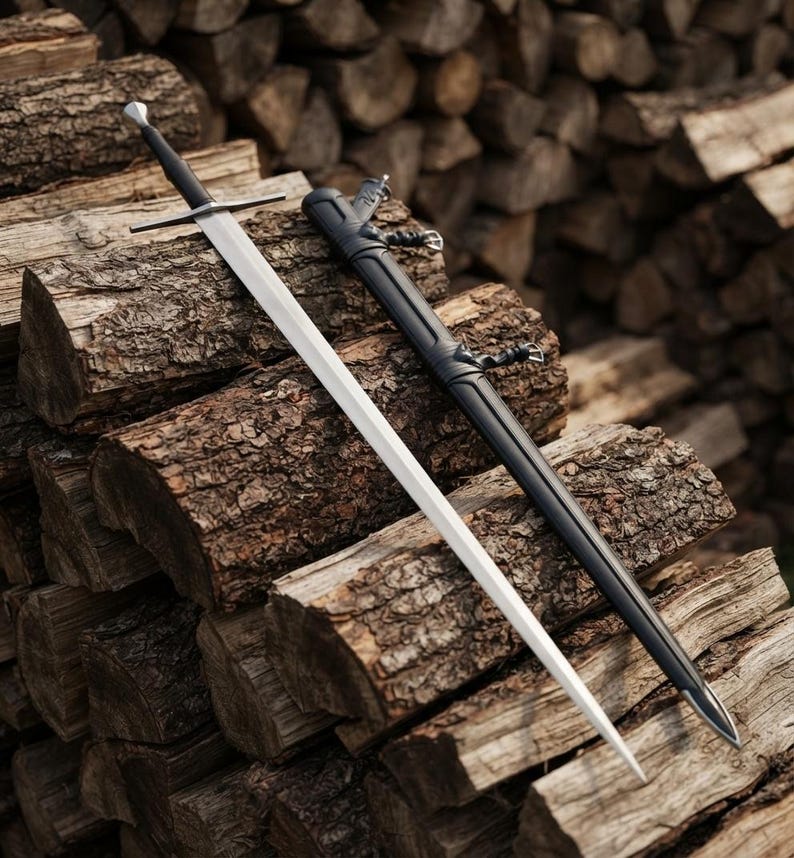 Grip detail on the Warden of the North sword
