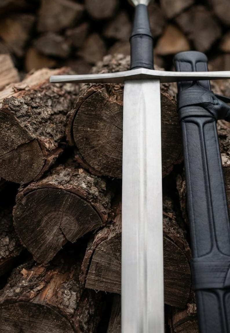Full length view of the Warden of the North sword
