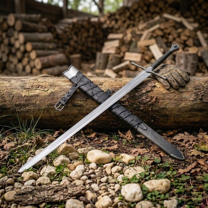 Grip detail on the Warden of the North sword