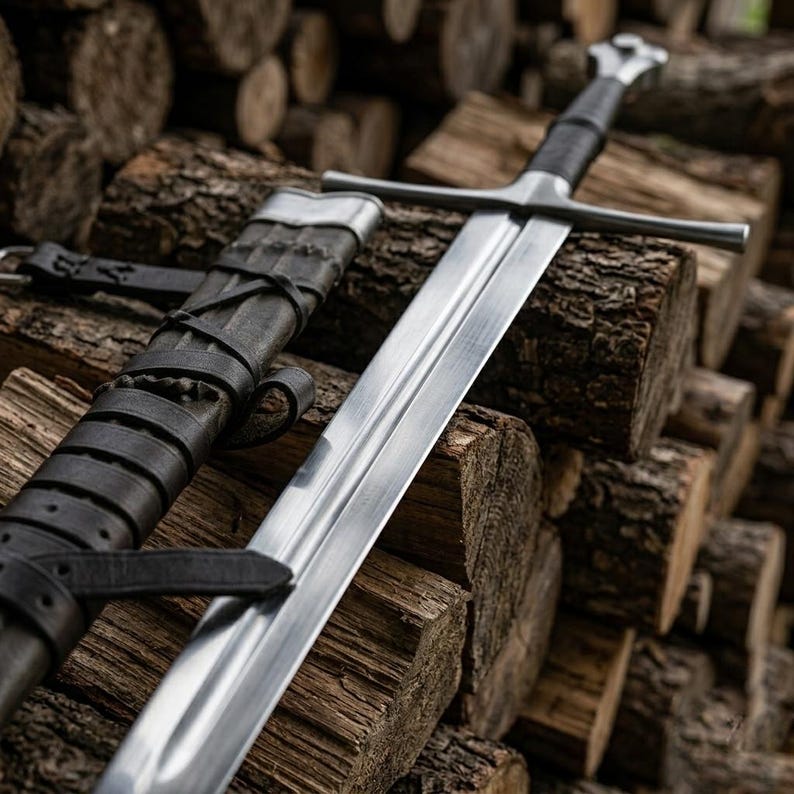 Full length view of the Warden of the North sword