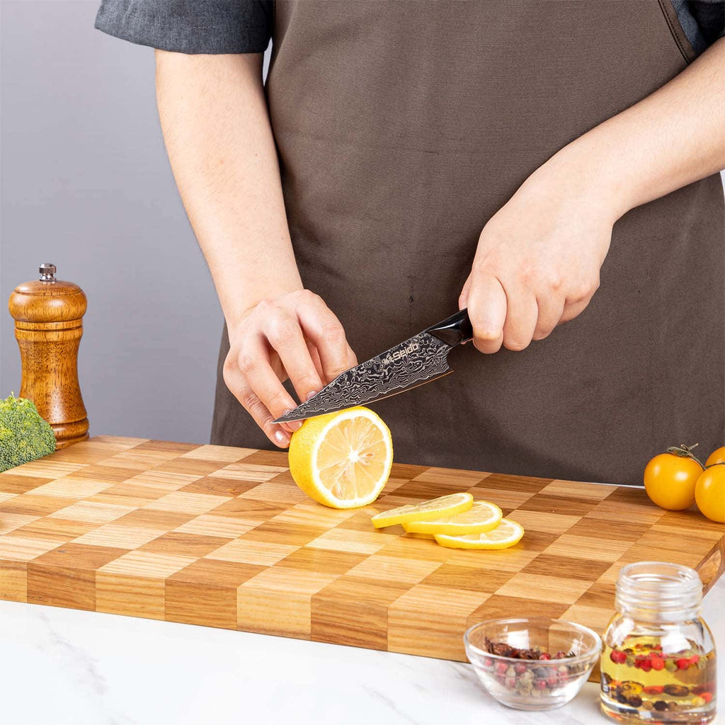 Titan VG-10 Damascus chef knife set, a gift for chefs and home cooks