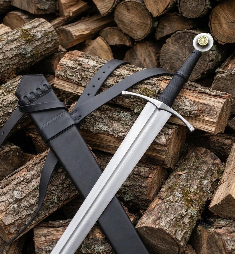 Guard detail of the Type XIV medieval sword
