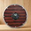 Viking Shield, wooden round Norse shield for cosplay and wall decor