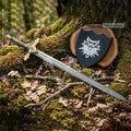 Wolf Shield Viking Sword with Scabbard & Shield - Ornate Medieval Fantasy Replica